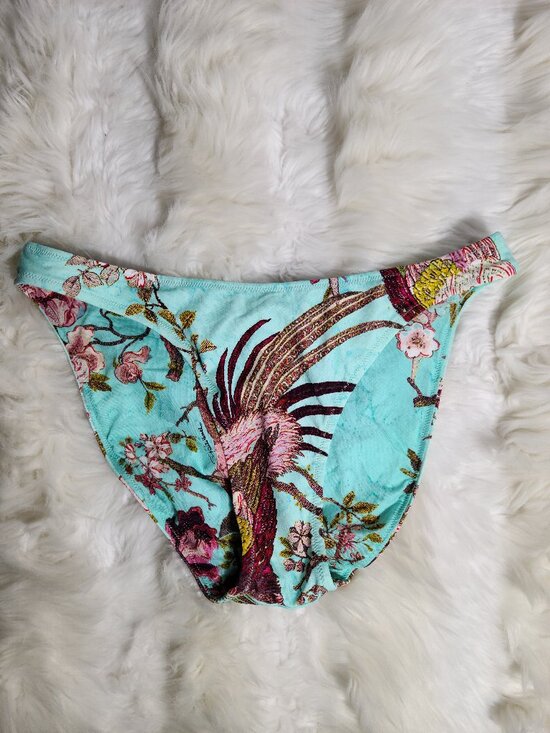 SKIMS Other - Cavalli x Skims Fagianella Print Dipped Mid Coverage Bottom Small Women. NEW